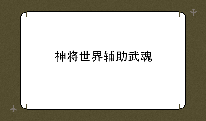 神将世界辅助武魂