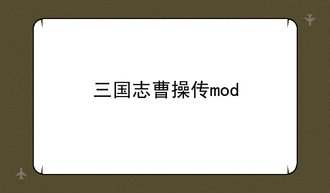 三国志曹操传mod