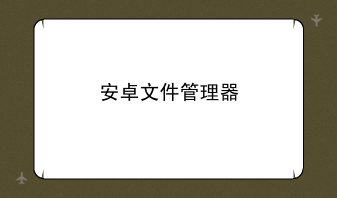 安卓文件管理器
