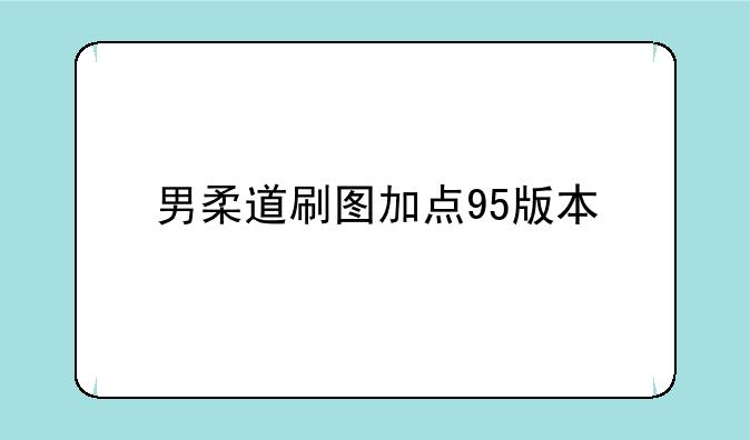 男柔道刷图加点95版本