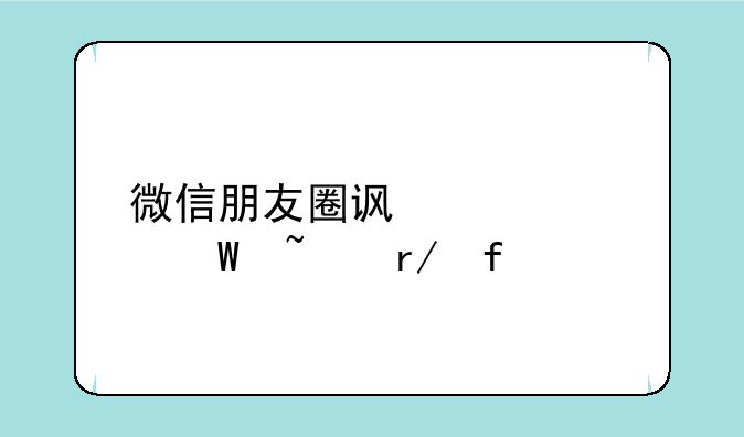 微信朋友圈访客记录查看器