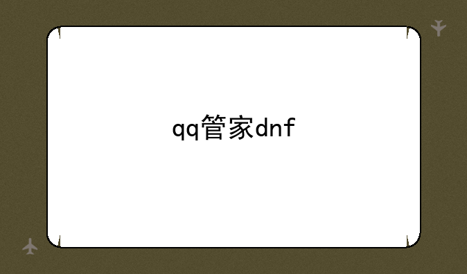 qq管家dnf