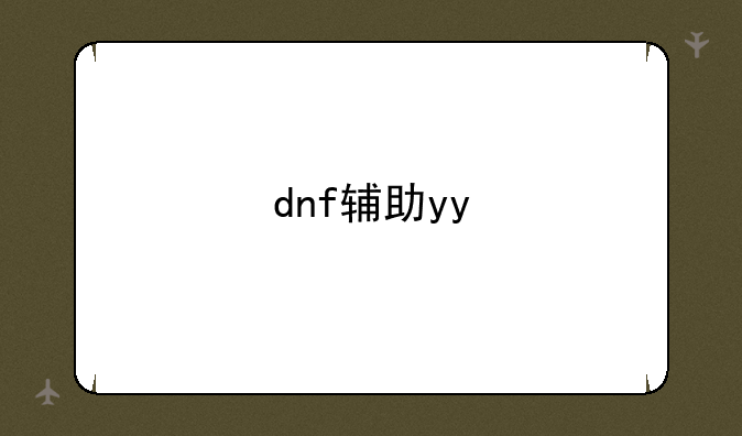 dnf辅助yy